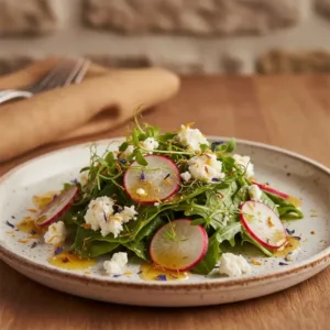 La Cour Salade de jeunes pousses et radis croquants