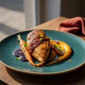 Suprême de volaille fermière au jus réduit